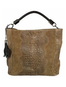 Luxusní italská kabelka z pravé kůže VERA "Dumba" 35x45cm