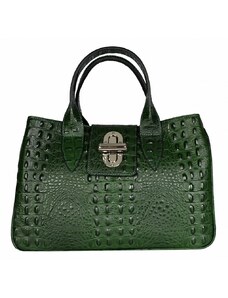 Luxusní italská kabelka z pravé kůže VERA "Mazza" 24,5x33cm