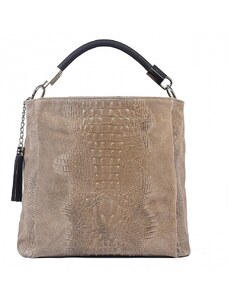Luxusní italská kabelka z pravé kůže VERA "Rustia" 35x45cm