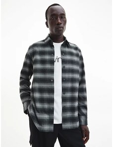 Calvin Klein | Twill Fleece košile | Černá