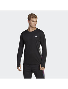 Adidas Tričko Run Icons 3-Stripes Long Sleeve