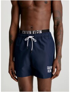 Tmavě modré pánské plavky Calvin Klein Underwear - Pánské