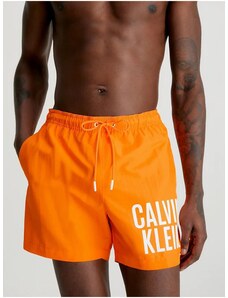 Oranžové pánské plavky Calvin Klein Underwear - Pánské