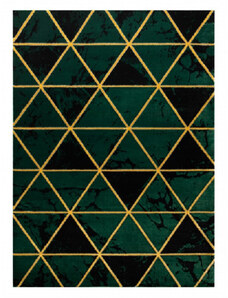 Dywany Łuszczów Kusový koberec Emerald 1020 green and gold - 120x170 cm