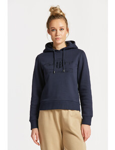 MIKINA GANT REG TONAL SHIELD HOODIE modrá XS