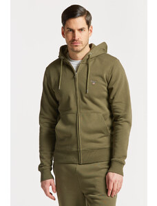 MIKINA GANT D1. THE ORIGINAL FULL ZIP HOODIE zelená XS