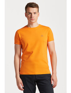 TRIČKO GANT CONTRAST LOGO SS T-SHIRT oranžová M