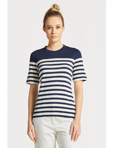 TRIČKO GANT STRIPED SS T-SHIRT modrá XS