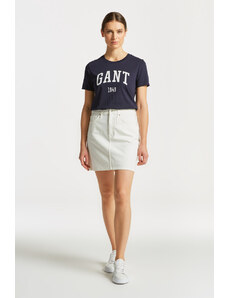 SUKNĚ GANT WHITE DENIM SKIRT bílá 34