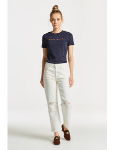 DŽÍNY GANT WHITE RELAXED JEANS bílá 26