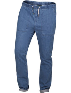 Alpine Pro Judar Pánské jeansové kalhoty MPAX551 tmavá ocelověmodrá S