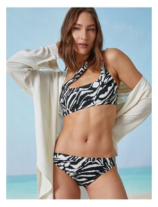 Koton Bavlněný zebra vzor Bikini spodní díl