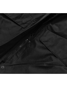Ann Gissy Černá dámská zimní bunda s kapucí (J9-066)
