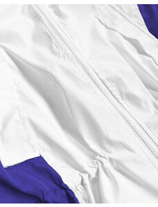 ZAC&ZOE Bílo/světle modrá dámská bunda větrovka (YR1966)