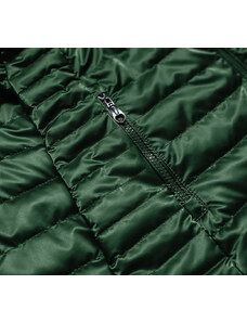 6&8 Fashion Zelená dámská bunda s kapucí (2021-11BIG)