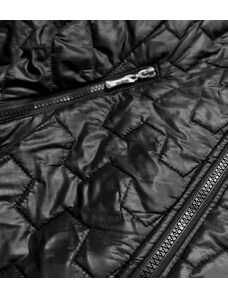 S'WEST Černá prošívaná dámská bunda (BR0121)