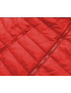 J.STYLE Lehká červená dámská prošívaná bunda (20311-270)