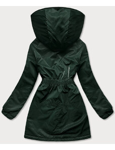 S'WEST Zelená dámská bunda s kapucí (B8105-10)