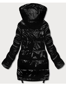S'WEST Černá dámská bunda s odepínací kapucí (B8086-1)