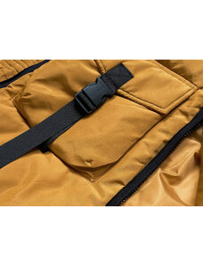 Z-DESIGN Žlutá dámská vypasovaná zimní bunda (H-1071-80)