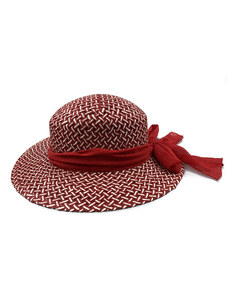 Hologramme Paris Dámský letní klobouk Solange červený