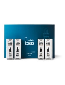I am CBD Saver box - Full Spectrum CBD kapky 10% original, 4x 10ml