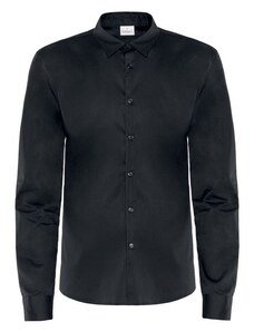 Giblor´s Peter pánská košile dlouhý rukáv Slim Fit - barva černá, velikost S