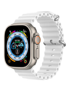 Řemínek na hodinky Dux Ducis pro Apple Watch 8 / 7 / 6 / 5 / 4 / 3 / 2 / SE (45 / 44 / 42 mm) Bílá