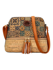 Beast Style Crossbody dámská kabelka v korkovém designu T8297 typ 8