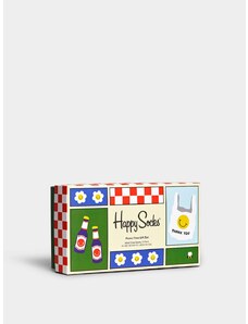 Happy Socks 3 Pack Picnic Time Gift Set (beige)béžová