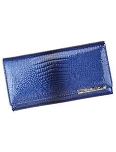Dámská kožená peněženka modrá - Gregorio Lisanda modrá