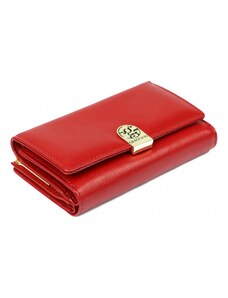 Dámská kožená peněženka červená - Gregorio Felissita červená