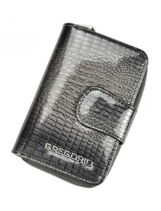 Dámská kožená malá peněženka šedá - Gregorio Manuella šedá