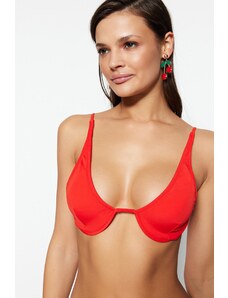 Trendyol Red Underwire Bikini Top