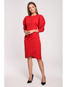 Stylove Dámské společenské šaty Avalt S284 červená XXL