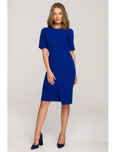 Stylove Dámské mini šaty Estridamor S317 chrpově modrá L