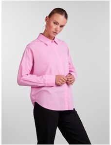 Růžová dámská košile Pieces Tanne - Dámské