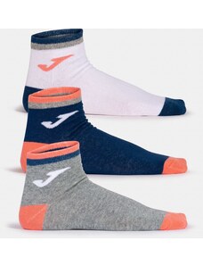 Dámské ponožky Joma TWIN SOCKS NAVY WHITE MELANGE GREY