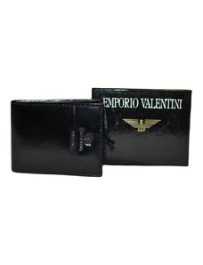 Emporio Valentini Pánská luxusní kožená peněženka černá