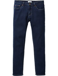 bonprix Strečové džíny Slim Fit Straight Modrá