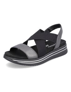 RIEKER Dámské sandály REMONTE R2954-01 černá