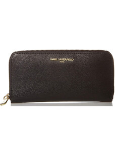 Karl Lagerfeld Paris Peněženka Zip Around Wallet Black