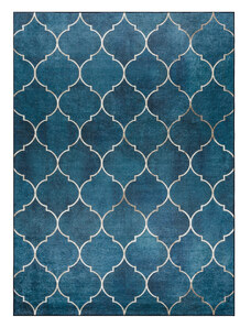 Dywany Łuszczów Kusový koberec ANDRE Maroccan trellis 1181 blue - 80x150 cm