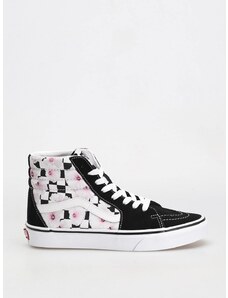 Vans Sk8 Hi (hibiscus check black)černá