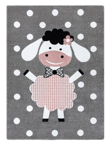 Dywany Łuszczów Dětský kusový koberec Petit Dolly sheep grey - 140x190 cm