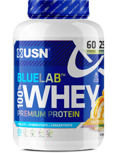 Proteinové prášky USN BlueLab 100% Whey Premium Protein slaný karamel 908g blw21