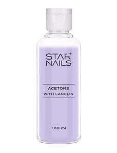Acetone Starnails, 100ml - With Lanolin - kosmetický aceton