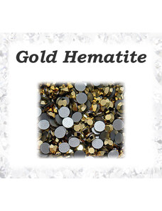 Kamínky Gold Hematite - SS10, 50 ks