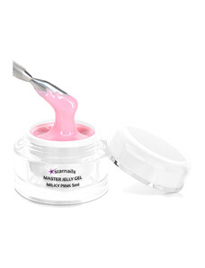 UV/LED Jelly Gel Master Milky Pink Tester, 5ml - želatinový stavební gel