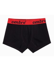 Ombre Clothing Stylové černo-červené boxerky U283